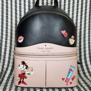 kate Spade karina medium minnie mouse backpack
